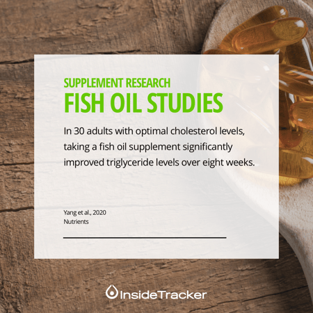 fish oil improves triglyceride levels