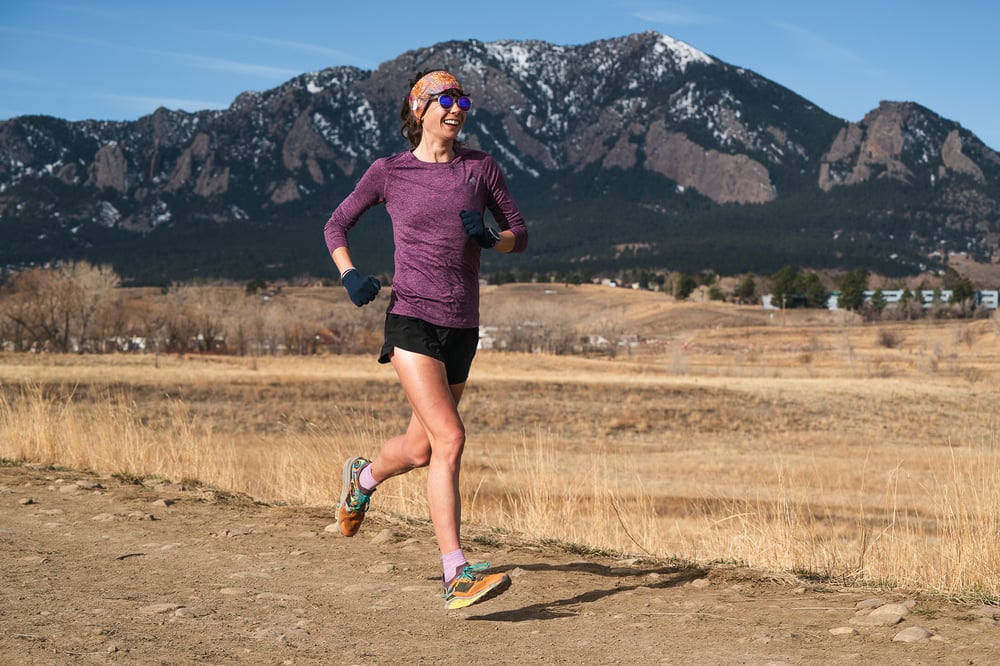 Zoe Rom trains for an ultra-marathon