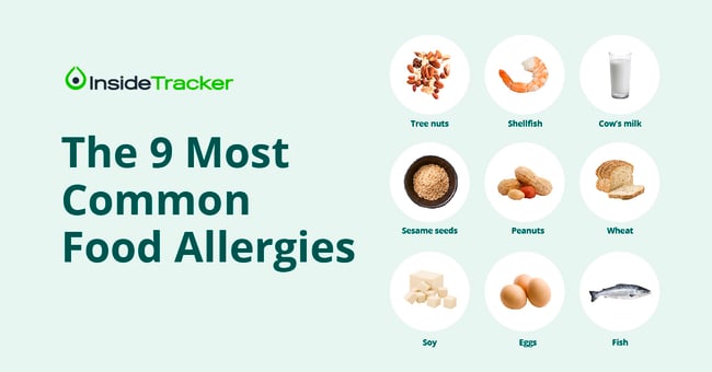 The 9 most common food allergies