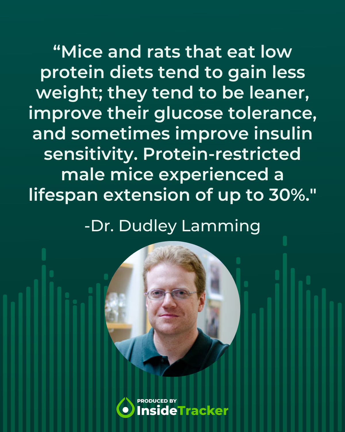 Dr. Dudley Lamming—Surprising Findings From Protein-Restriction Studies