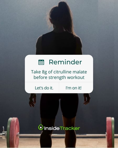 How much citrulline malate supplement should you take?