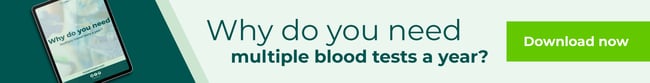 Why do you need multiple blood tests a. year?