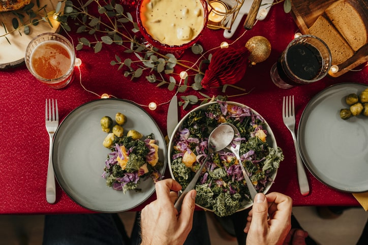 eating dark leafy greens