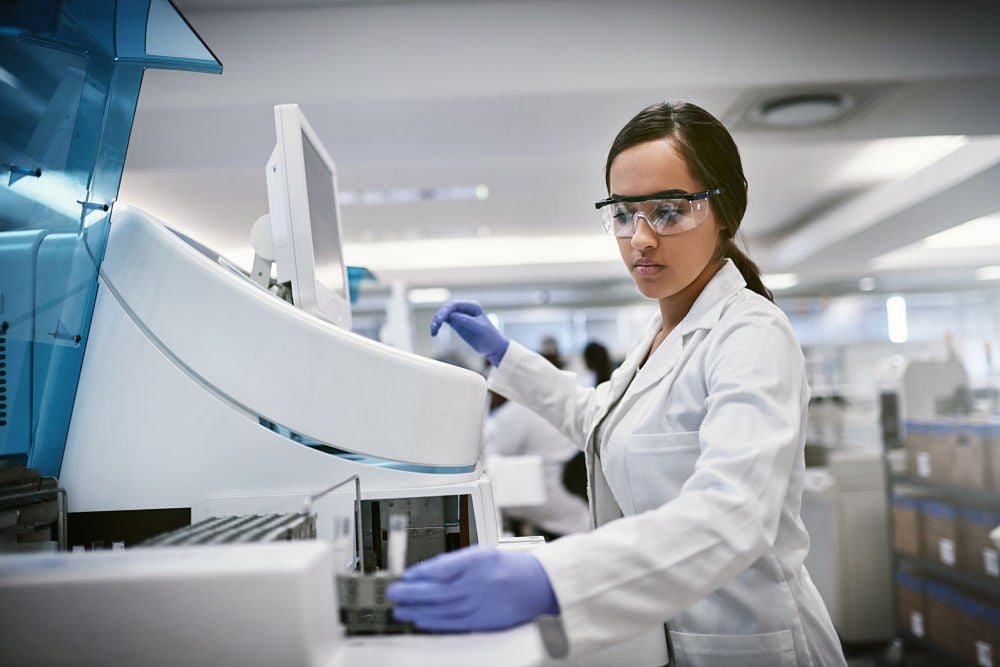 insidetracker scientist testing blood biomarkers