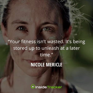 nicole mericle quote race season