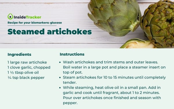 Steamed artichoke recipe