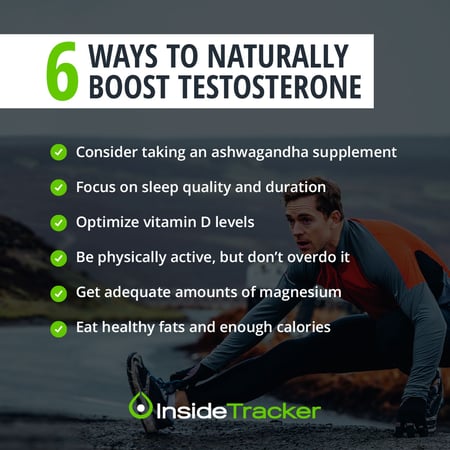 6 ways to boost testosterone